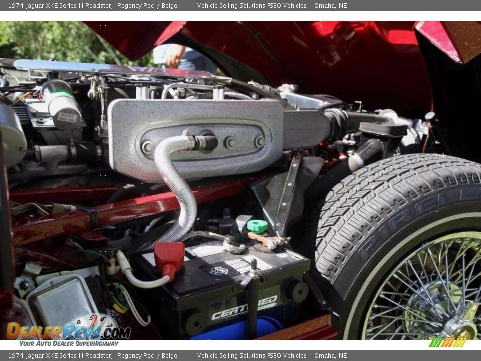 1974 Jaguar XKE Series III Roadster 5.3 Liter SOHC 24-Valve V12 Engine Photo #27