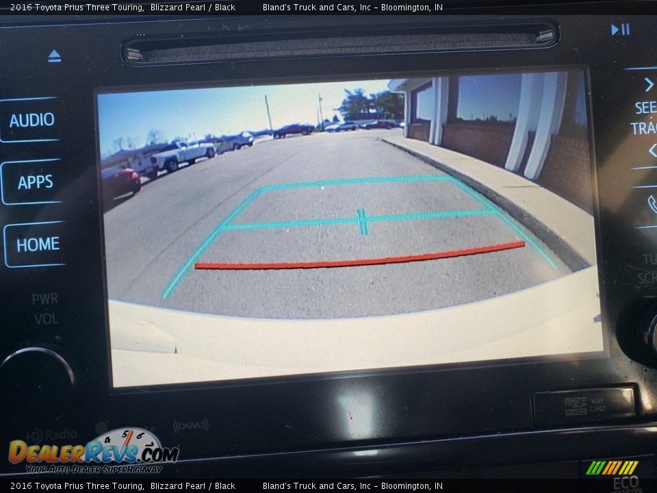 2016 Toyota Prius Three Touring Blizzard Pearl / Black Photo #14