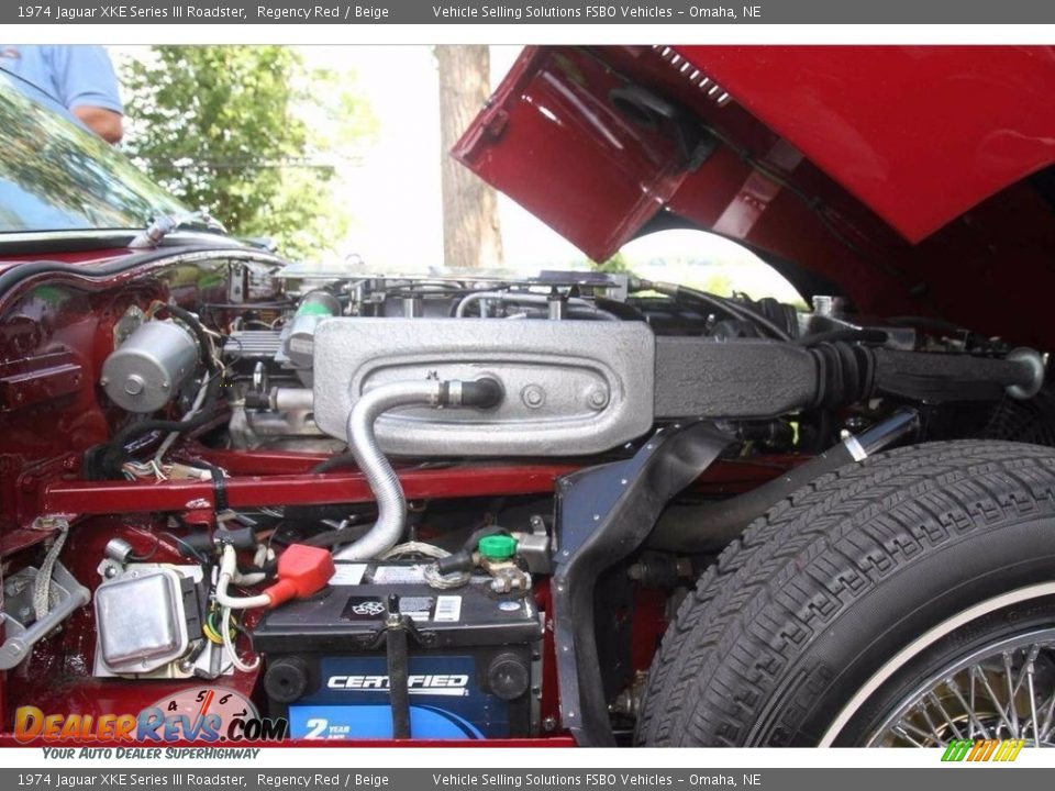 1974 Jaguar XKE Series III Roadster 5.3 Liter SOHC 24-Valve V12 Engine Photo #28