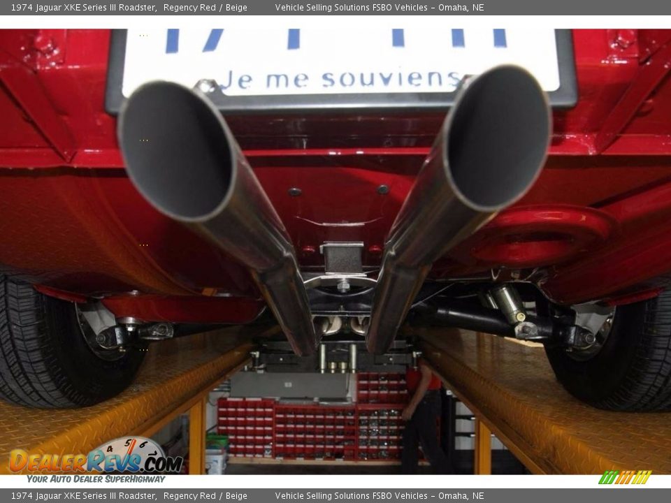 Exhaust of 1974 Jaguar XKE Series III Roadster Photo #34