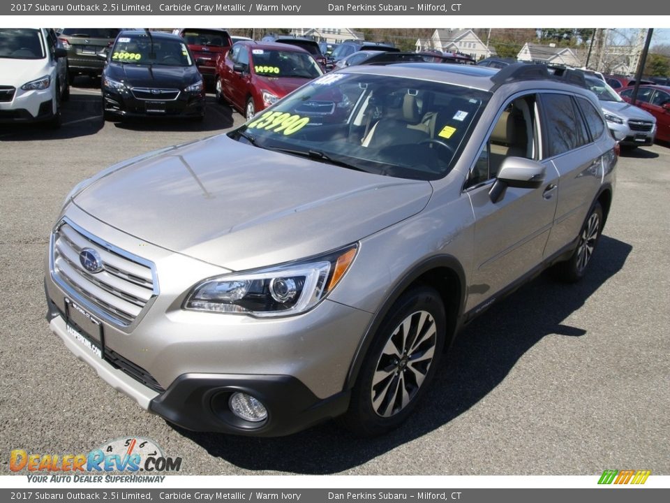 2017 Subaru Outback 2.5i Limited Carbide Gray Metallic / Warm Ivory Photo #1