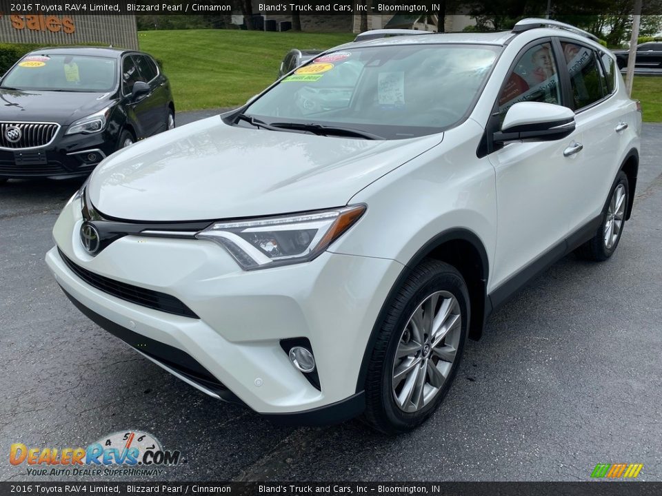 2016 Toyota RAV4 Limited Blizzard Pearl / Cinnamon Photo #2