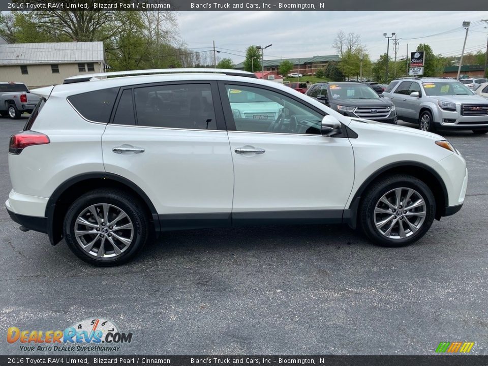2016 Toyota RAV4 Limited Blizzard Pearl / Cinnamon Photo #5