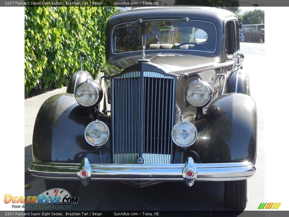 1937 Packard Super Eight Sedan Brazilian Tan / Beige Photo #1