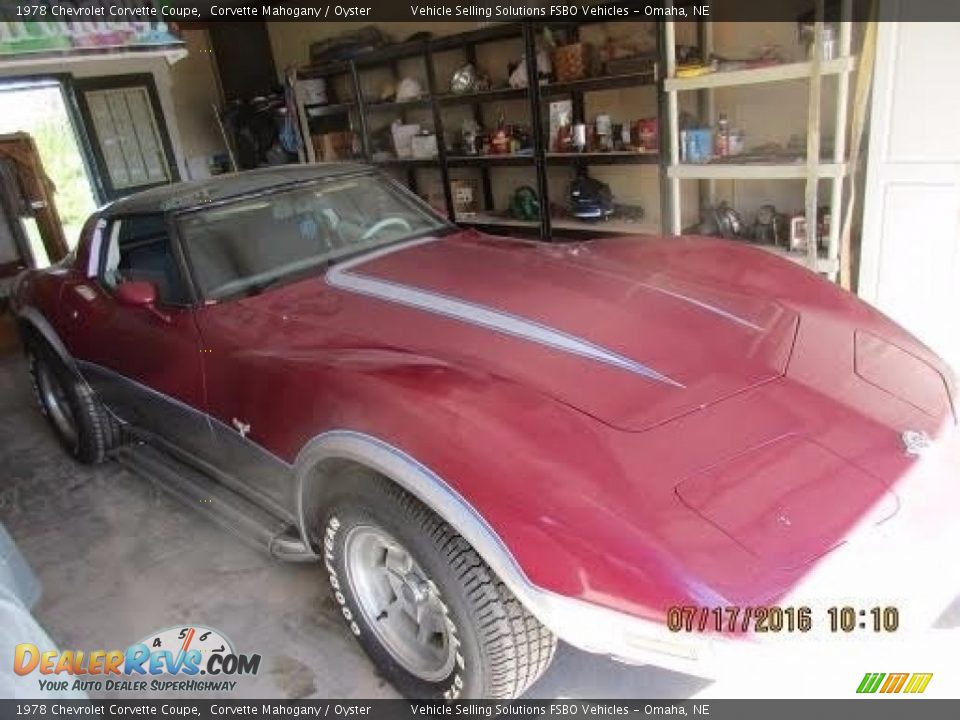 1978 Chevrolet Corvette Coupe Corvette Mahogany / Oyster Photo #3