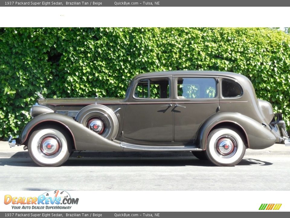 Brazilian Tan 1937 Packard Super Eight Sedan Photo #5