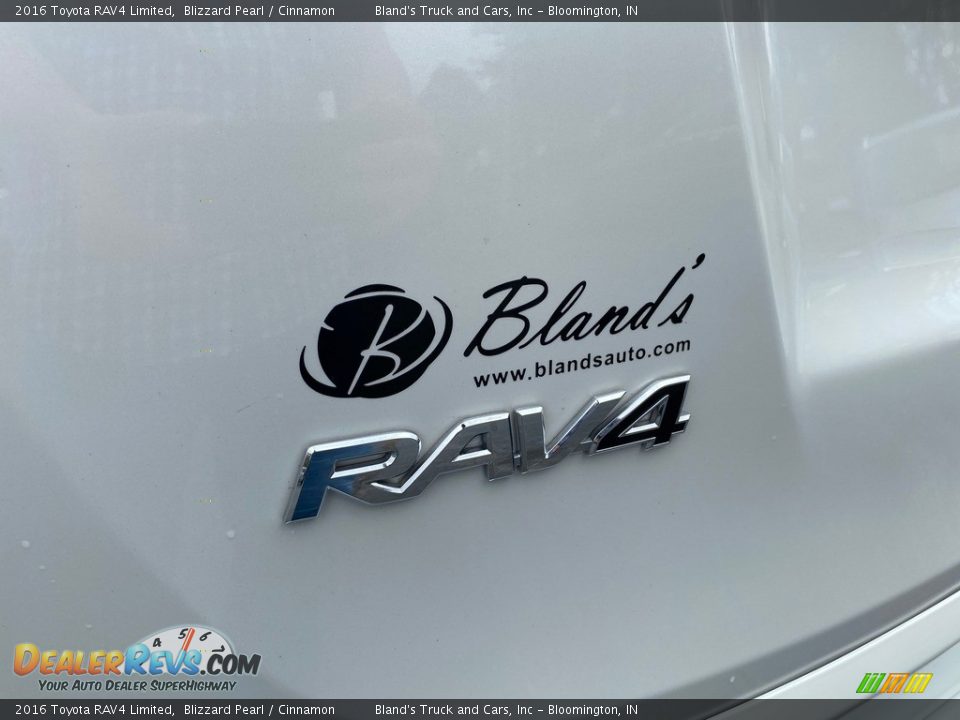 2016 Toyota RAV4 Limited Blizzard Pearl / Cinnamon Photo #13
