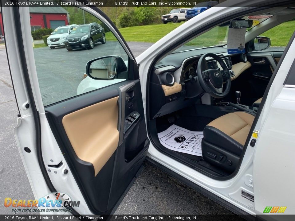 2016 Toyota RAV4 Limited Blizzard Pearl / Cinnamon Photo #15