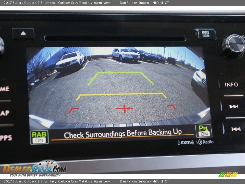 2017 Subaru Outback 2.5i Limited Carbide Gray Metallic / Warm Ivory Photo #22