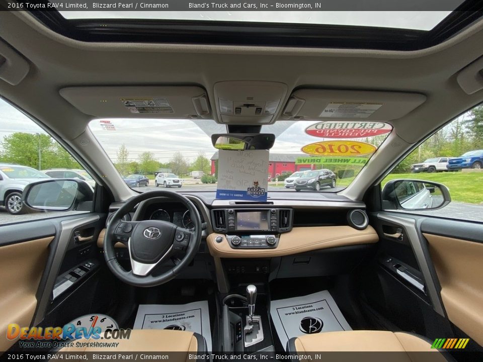 2016 Toyota RAV4 Limited Blizzard Pearl / Cinnamon Photo #19