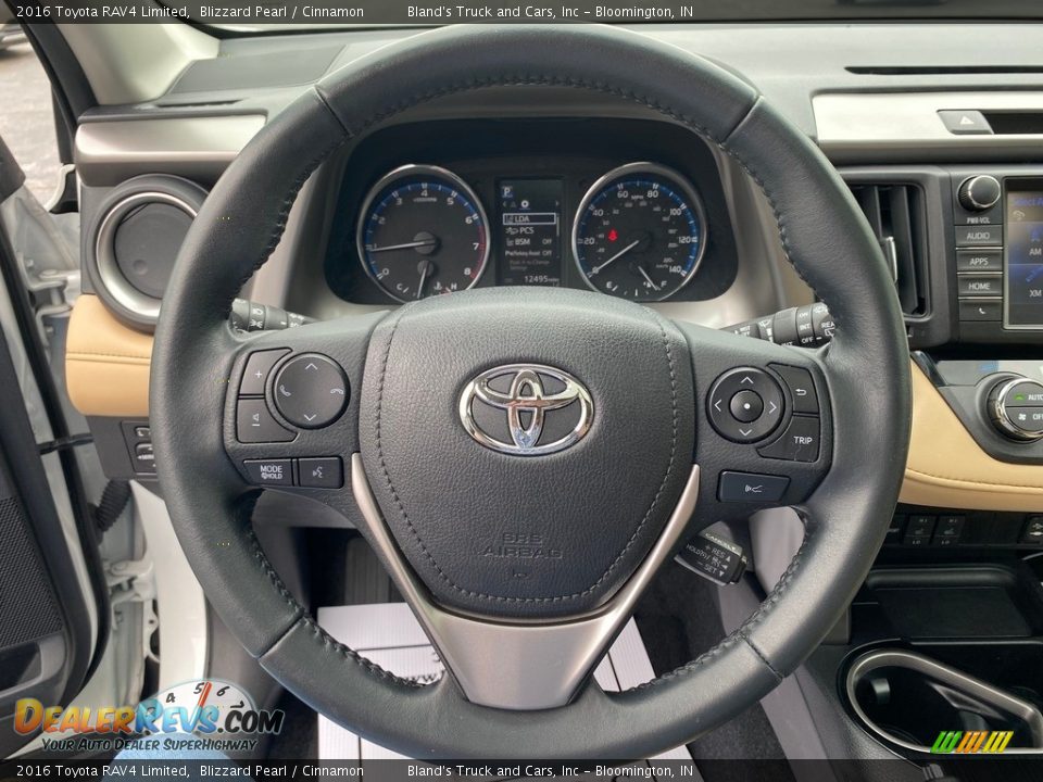 2016 Toyota RAV4 Limited Blizzard Pearl / Cinnamon Photo #20