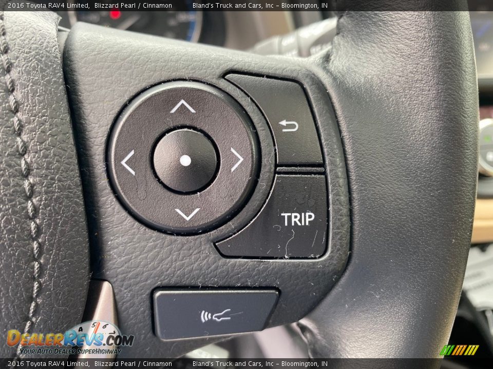 2016 Toyota RAV4 Limited Blizzard Pearl / Cinnamon Photo #22