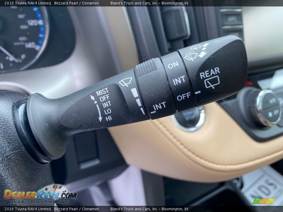 2016 Toyota RAV4 Limited Blizzard Pearl / Cinnamon Photo #24