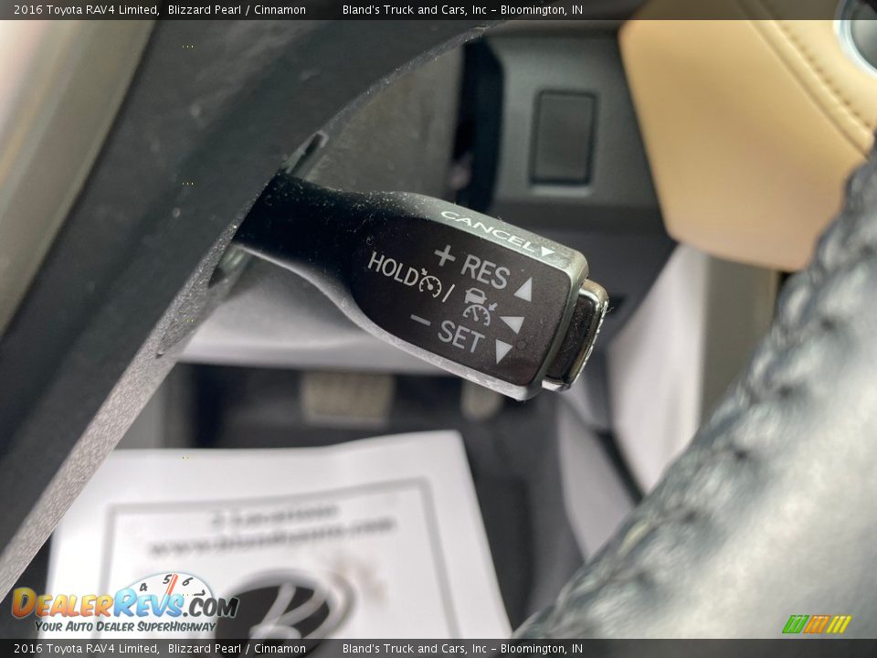 2016 Toyota RAV4 Limited Blizzard Pearl / Cinnamon Photo #25