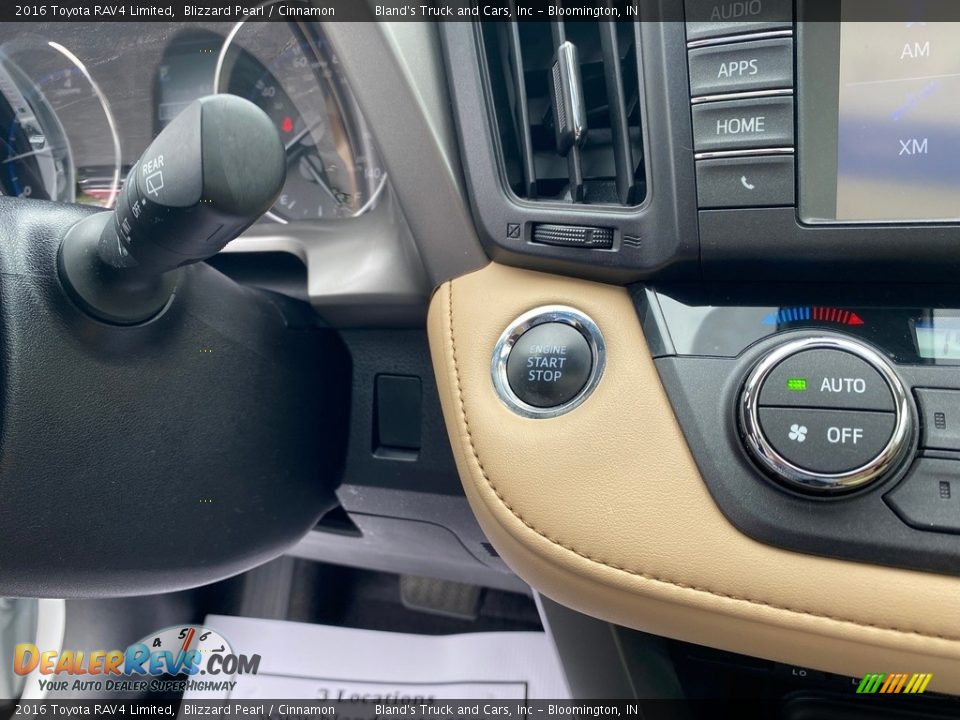 2016 Toyota RAV4 Limited Blizzard Pearl / Cinnamon Photo #27