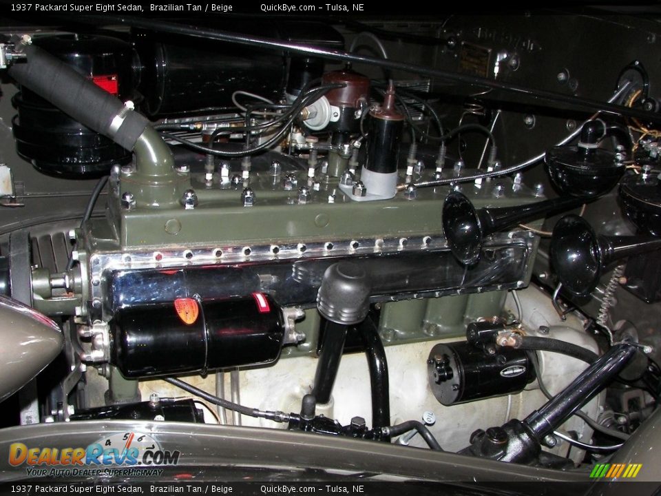 1937 Packard Super Eight Sedan 385 cu.inch Striaght 8 Cylinder Engine Photo #24
