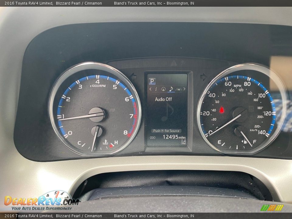 2016 Toyota RAV4 Limited Blizzard Pearl / Cinnamon Photo #30