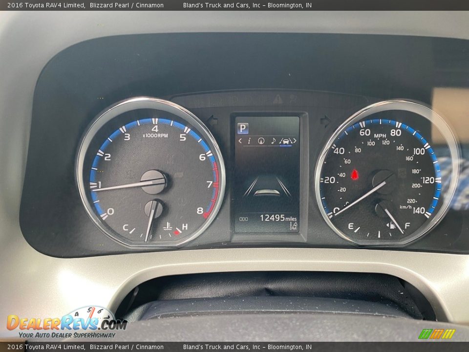 2016 Toyota RAV4 Limited Blizzard Pearl / Cinnamon Photo #31