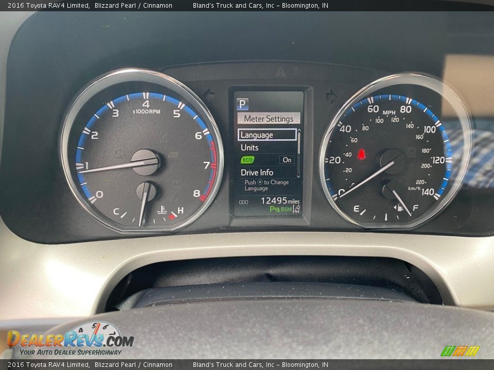 2016 Toyota RAV4 Limited Blizzard Pearl / Cinnamon Photo #36