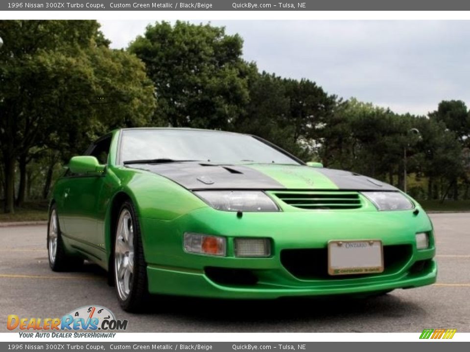 Custom Green Metallic 1996 Nissan 300ZX Turbo Coupe Photo #1