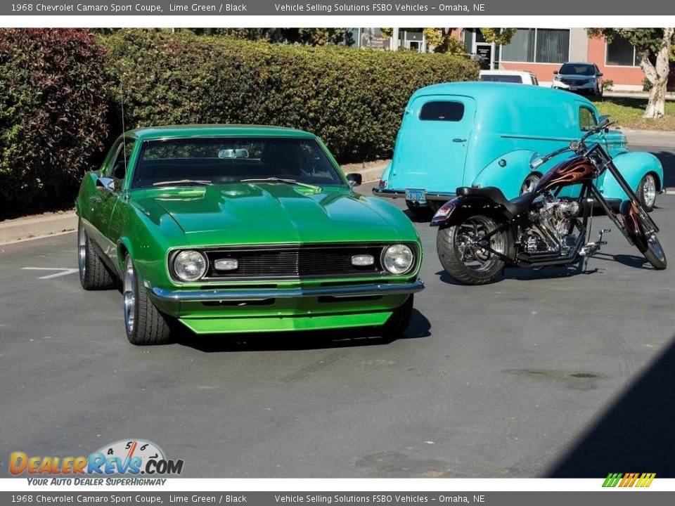 1968 Chevrolet Camaro Sport Coupe Lime Green / Black Photo #2