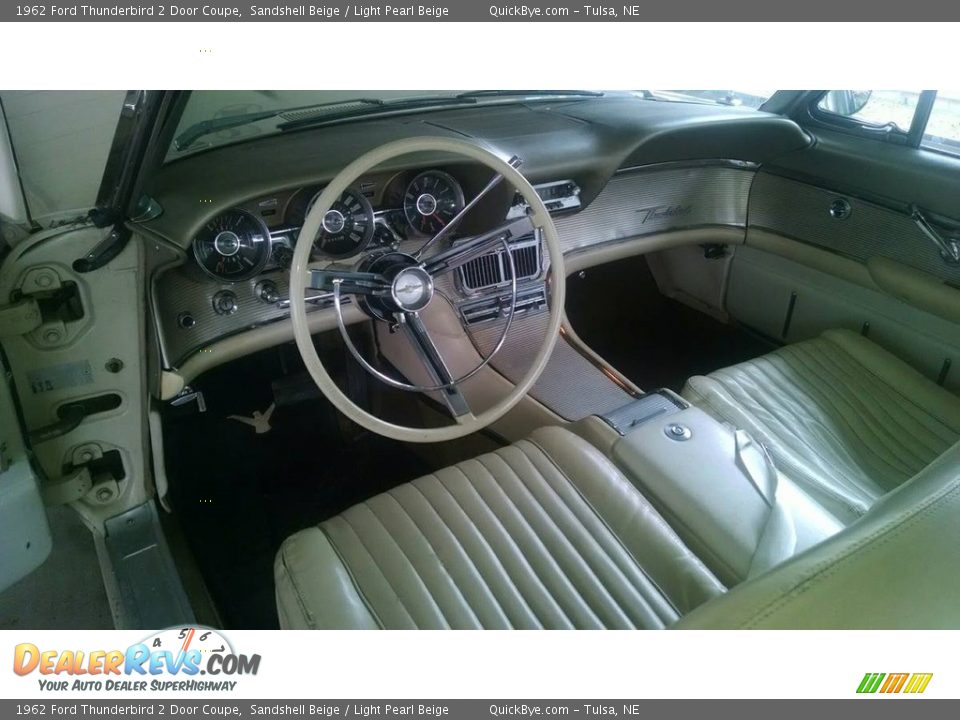 Light Pearl Beige Interior - 1962 Ford Thunderbird 2 Door Coupe Photo #5