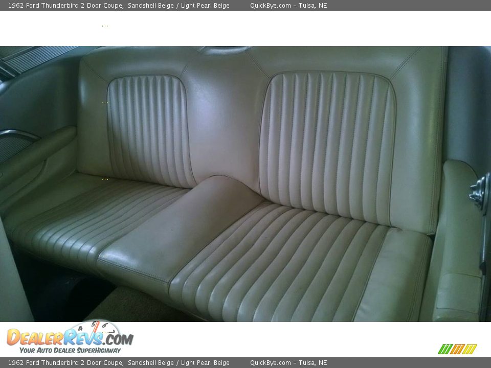 Rear Seat of 1962 Ford Thunderbird 2 Door Coupe Photo #6