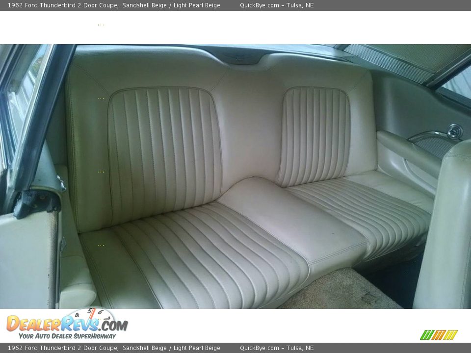 Rear Seat of 1962 Ford Thunderbird 2 Door Coupe Photo #7