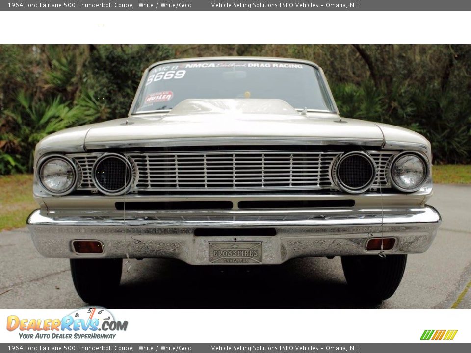 White 1964 Ford Fairlane 500 Thunderbolt Coupe Photo #3