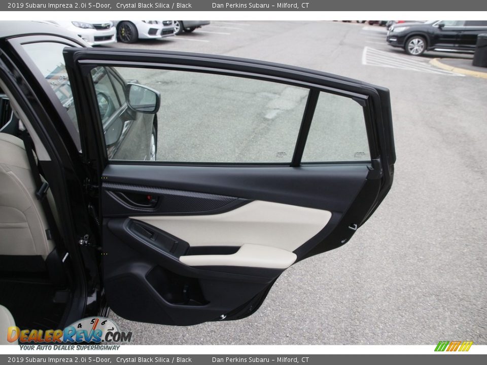 2019 Subaru Impreza 2.0i 5-Door Crystal Black Silica / Black Photo #14