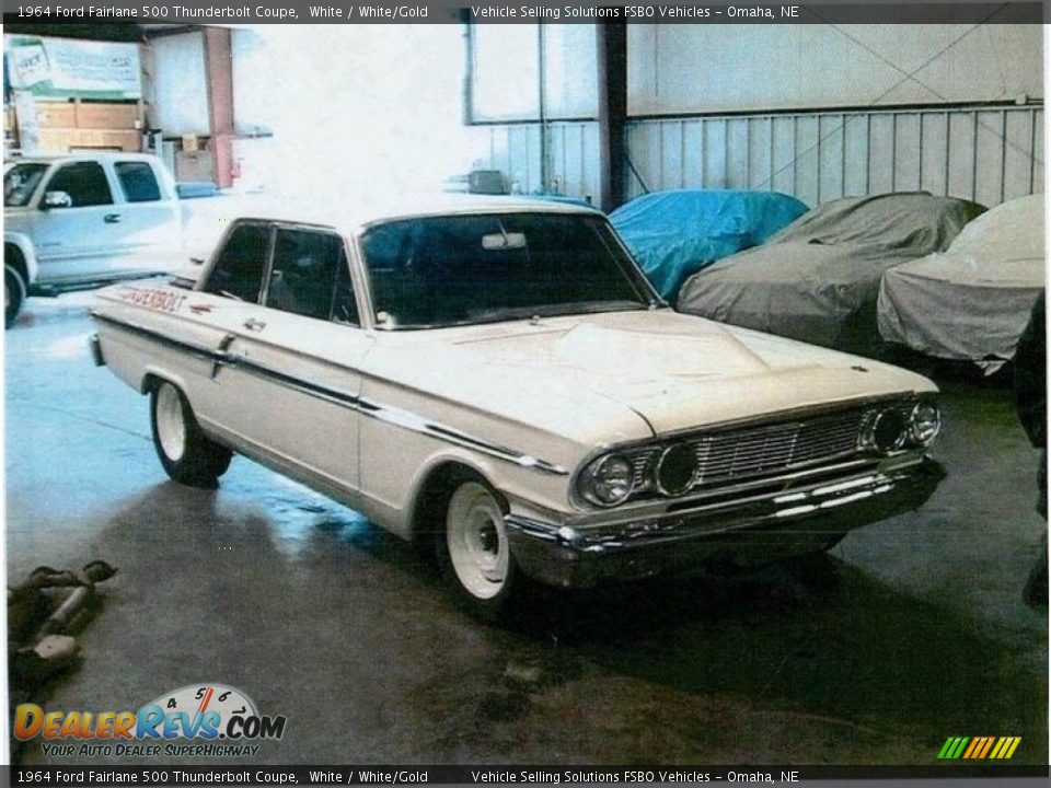 White 1964 Ford Fairlane 500 Thunderbolt Coupe Photo #18