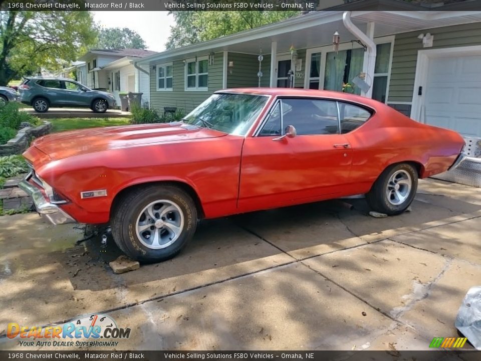 1968 Chevrolet Chevelle Matador Red / Black Photo #2