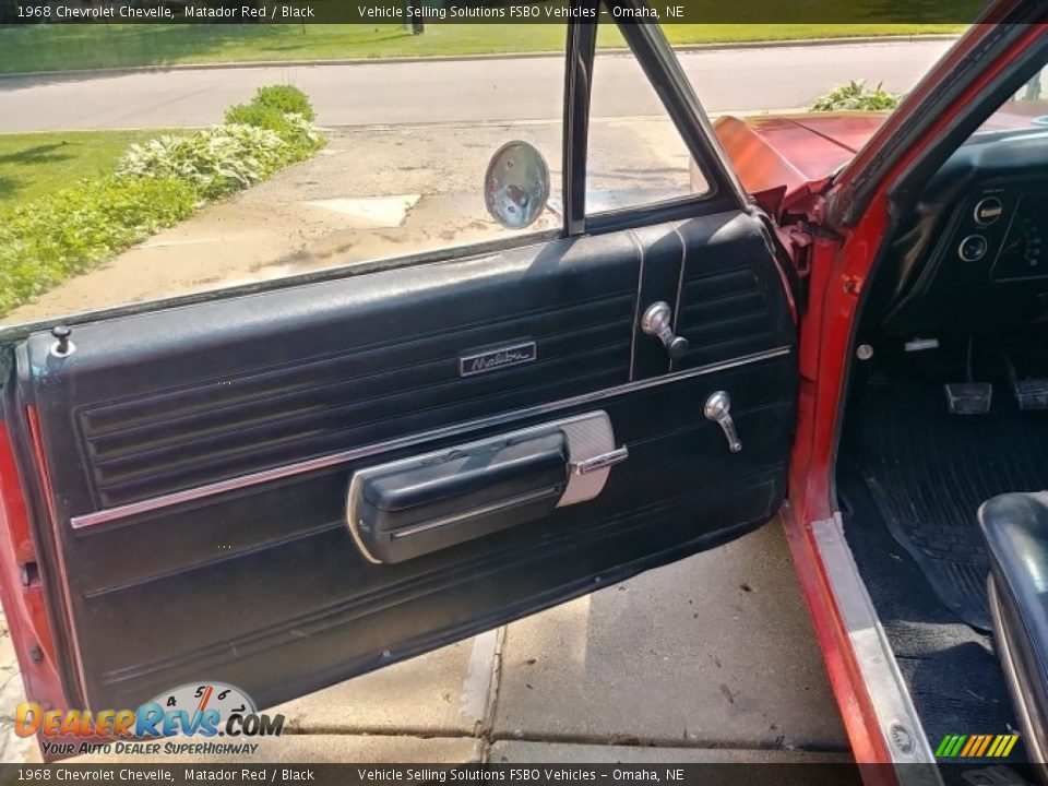 1968 Chevrolet Chevelle Matador Red / Black Photo #4