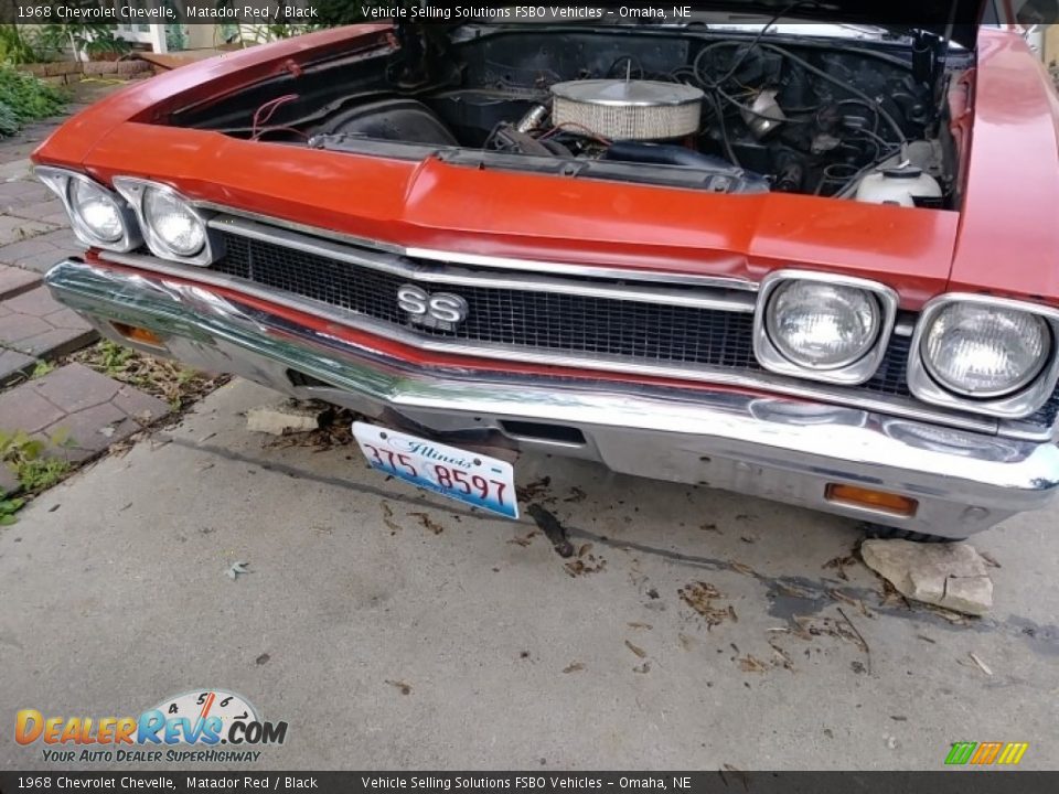 1968 Chevrolet Chevelle Matador Red / Black Photo #5