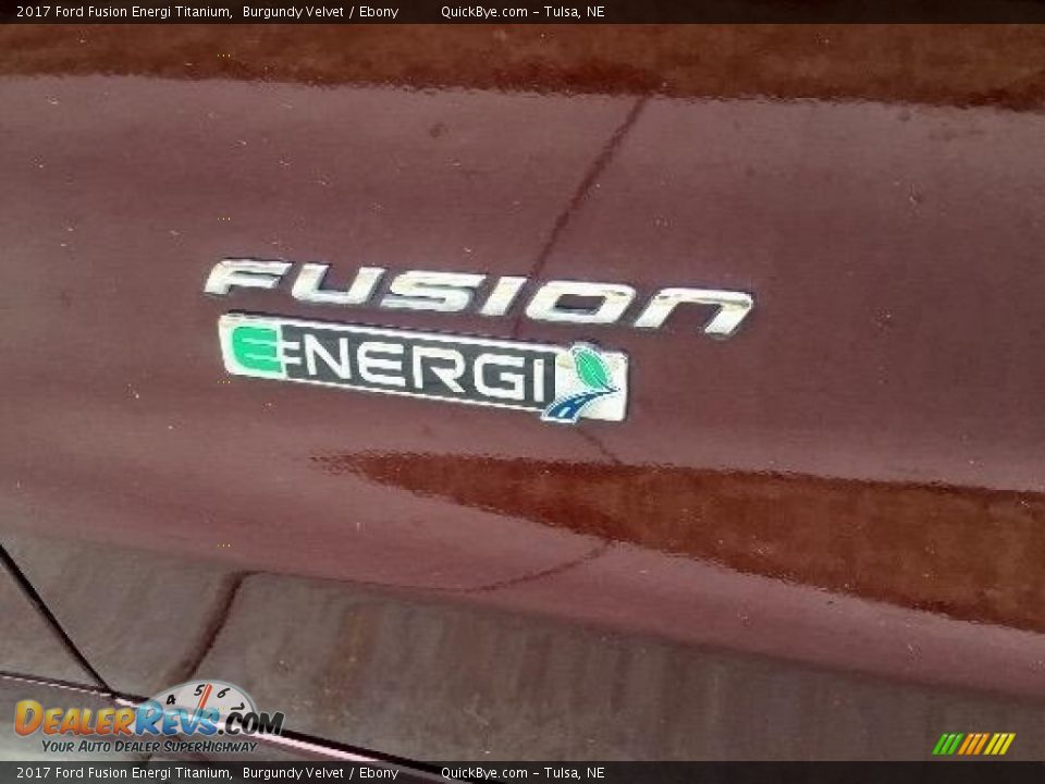 2017 Ford Fusion Energi Titanium Burgundy Velvet / Ebony Photo #16