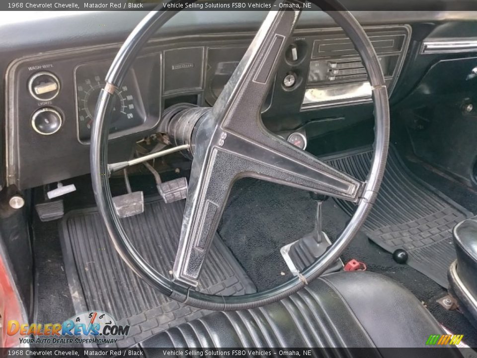 1968 Chevrolet Chevelle Matador Red / Black Photo #14