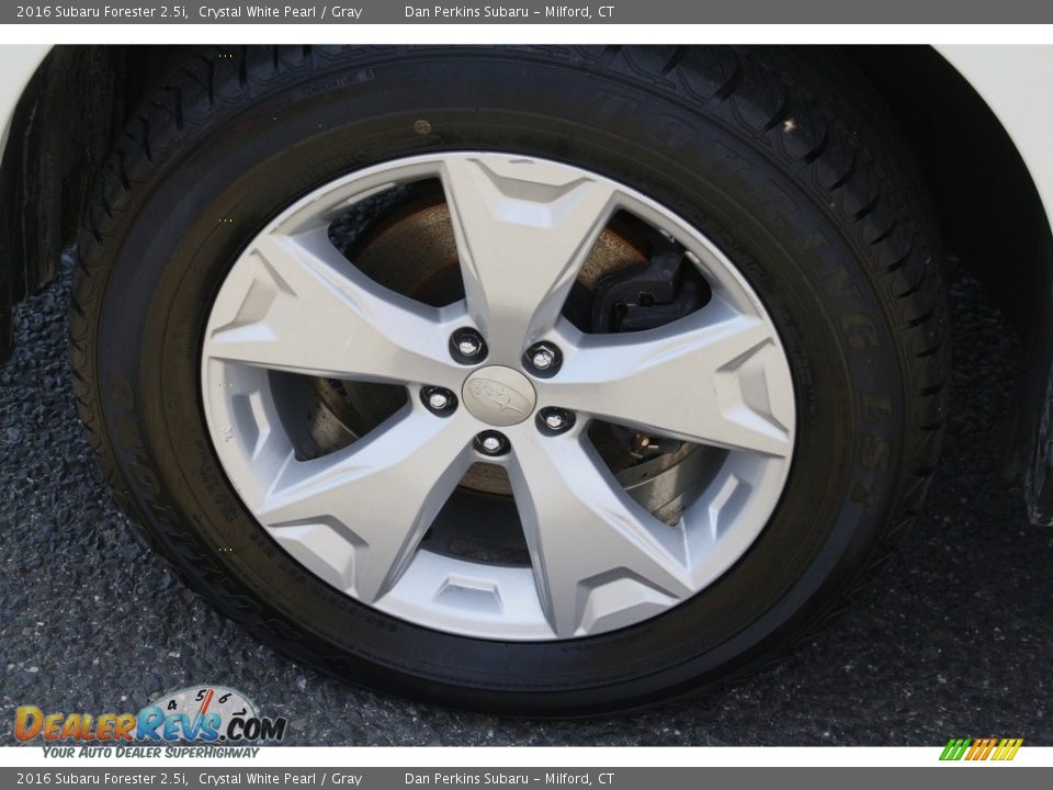 2016 Subaru Forester 2.5i Crystal White Pearl / Gray Photo #22