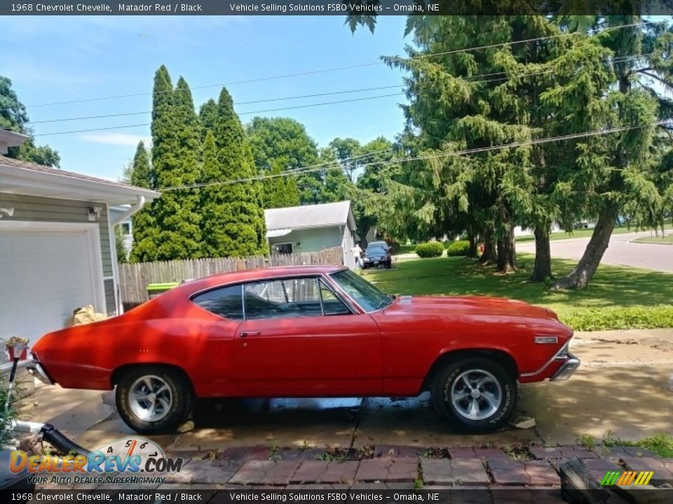 1968 Chevrolet Chevelle Matador Red / Black Photo #26