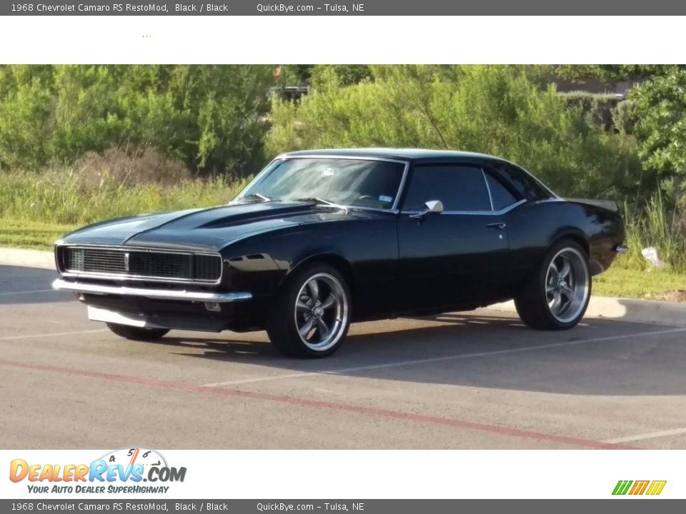 1968 Chevrolet Camaro RS RestoMod Black / Black Photo #2