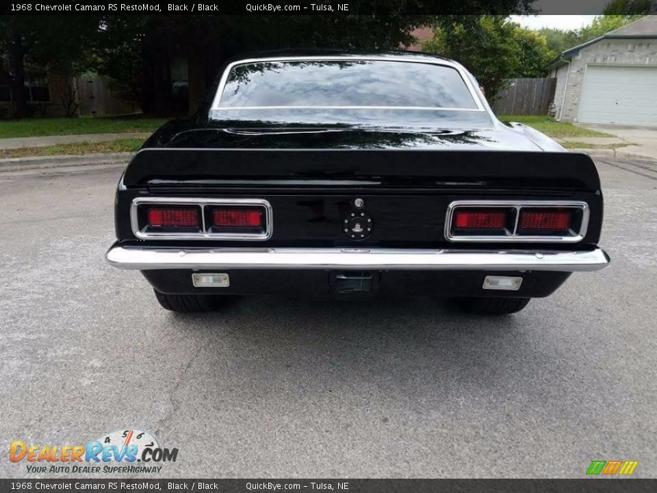 1968 Chevrolet Camaro RS RestoMod Black / Black Photo #5