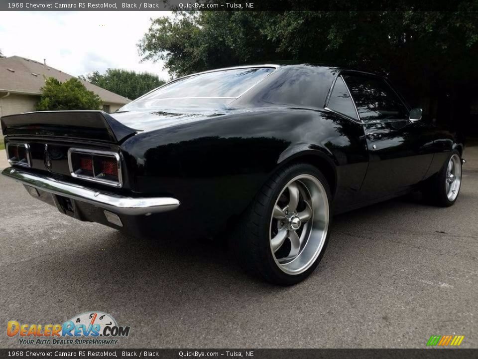 1968 Chevrolet Camaro RS RestoMod Black / Black Photo #6