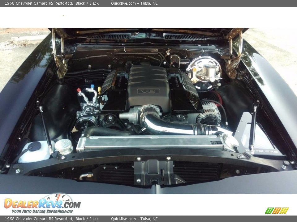 1968 Chevrolet Camaro RS RestoMod Black / Black Photo #11