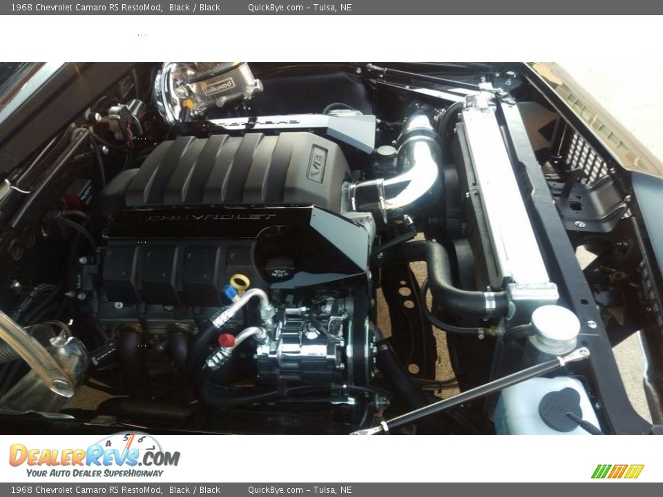 1968 Chevrolet Camaro RS RestoMod Black / Black Photo #12