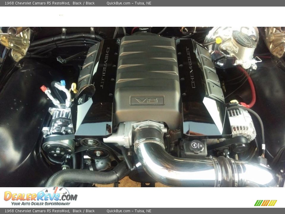 1968 Chevrolet Camaro RS RestoMod Black / Black Photo #13