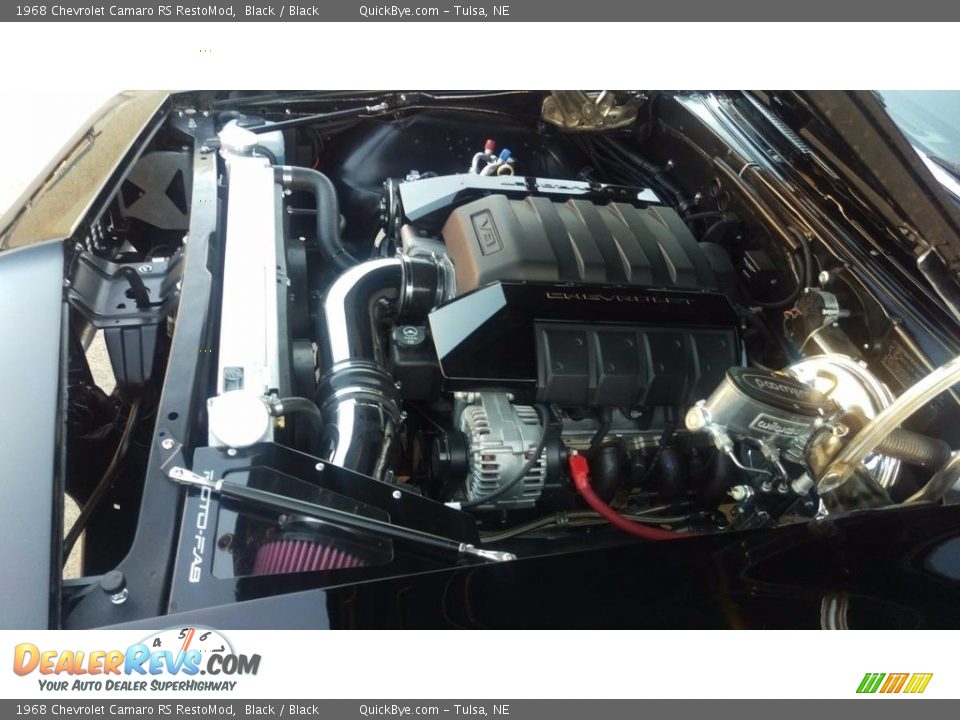 1968 Chevrolet Camaro RS RestoMod Black / Black Photo #14