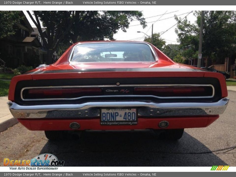 1970 Dodge Charger R/T Hemi Orange / Black Photo #4