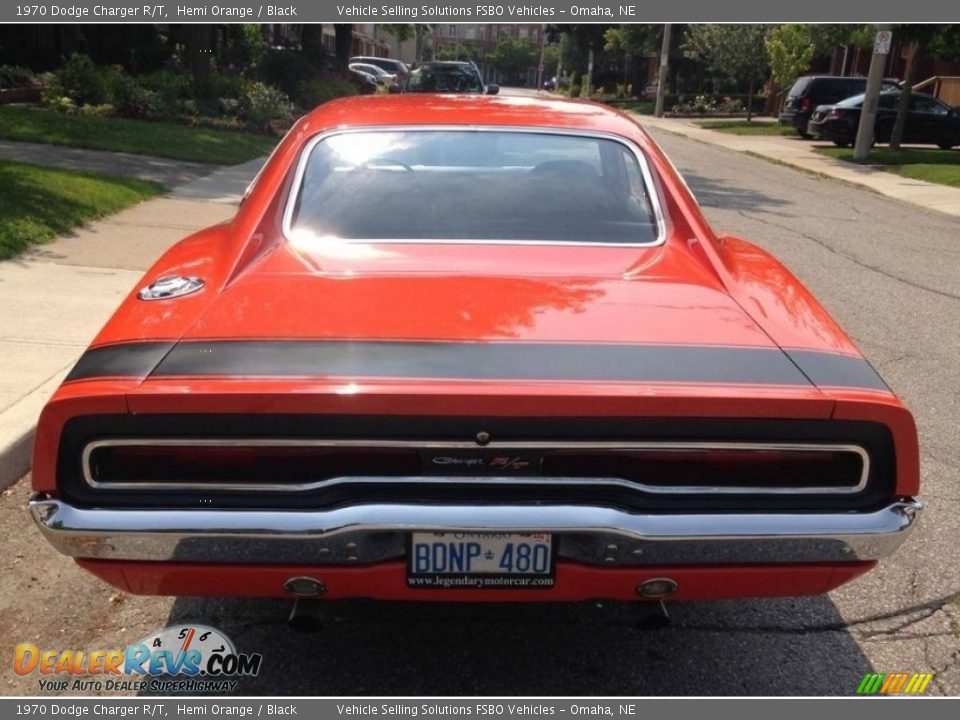 1970 Dodge Charger R/T Hemi Orange / Black Photo #5