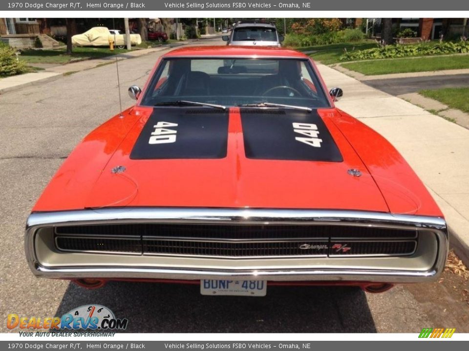 1970 Dodge Charger R/T Hemi Orange / Black Photo #9