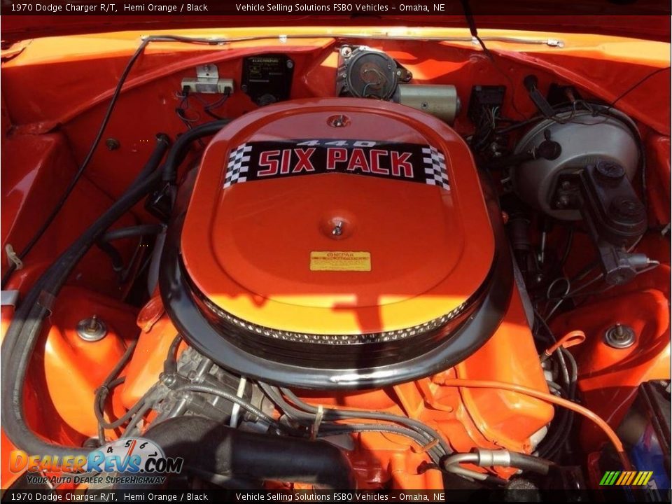 1970 Dodge Charger R/T 440 Six Pack OHV 16-Valve V8 Engine Photo #24