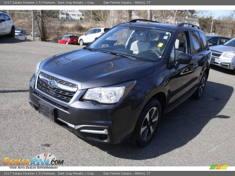 2017 Subaru Forester 2.5i Premium Dark Gray Metallic / Gray Photo #1